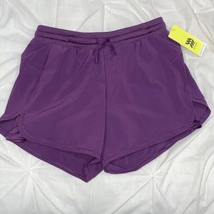 Purple athletic shorts size XL (14-16)
